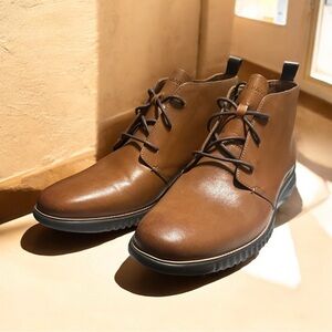 Cole Haan 2.Zerogrand Chukka Boots - British light Tan - Mens Size13 EXCELLENT